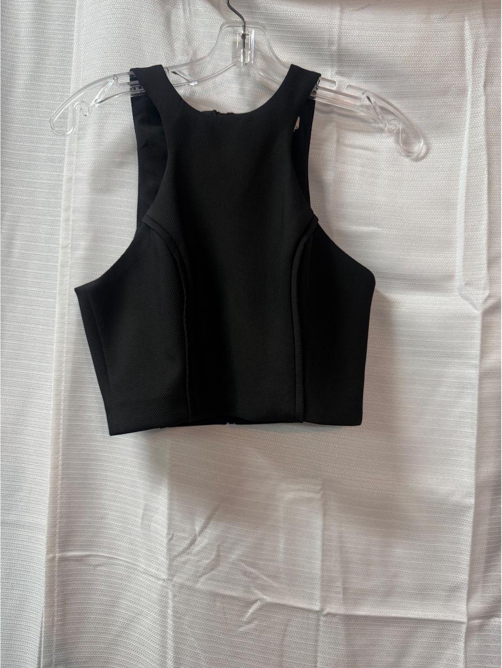 findersKEEPERS Black Sleeveless Crop Top XS